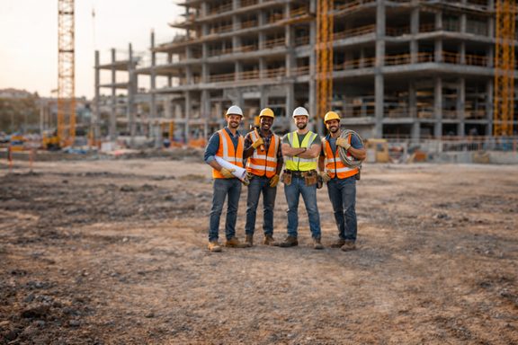 Equipo de Tico Remodeling en obra